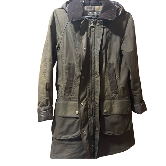 Barbour Jackets & Blazers - Barbour Utility Jacket with hood size 4 USA